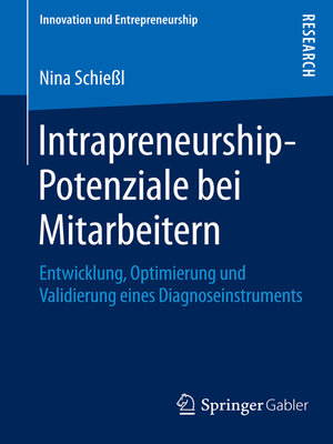 cover image of Intrapreneurship-Potenziale bei Mitarbeitern
